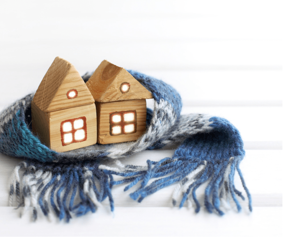 home in winter